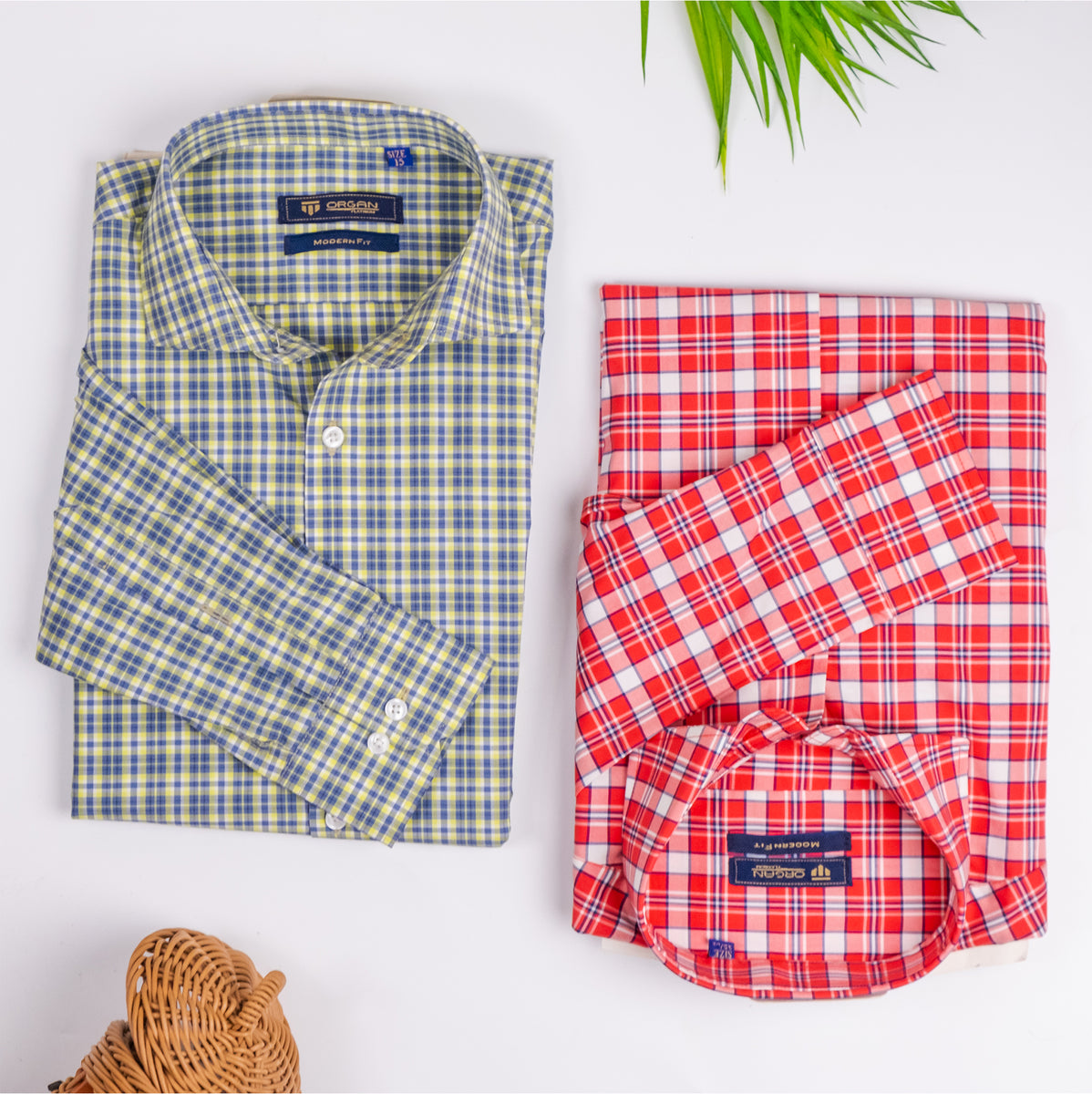 Men's Green Dress Shirt (HM2201) Baba Is Baba